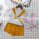 SS-968G Top Quality Kids Clothing Sets Organic Cotton Kid Clothing Boutique Kids Clothes Set thumbnail-4