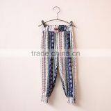 Spring National Style High Quality Cotton Girls Herem Pants Kids thumbnail-4
