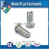 Made in Taiwan Stainless Steel Flush Head Non Flush Head Self Clinching Metric Threaded Stud thumbnail-2