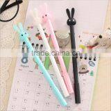 Cute Novel Jelly Rabbit Shape Promotional Gel Pen for School Kids thumbnail-4