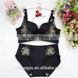 Black Seamless Sexy Bra / City Ttg Lace Pushup Seamless Bra / Top Quality Women Underwear