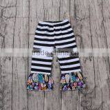 China Imports Clothing Colorful Feather Print Baby Outfits With Stripe Pants Boutique Girl Clothing thumbnail-4