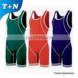 Men's Plain Sublimated Wrestling Singlet thumbnail-2