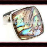 Fancy Abalone Cufflink Findings thumbnail-1