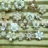 Snowflake Pearl Crystal Rhinestones Christmas Decoration Applique Strass Para Artesanato Buckle Button Hair Bag Shoe Accessories thumbnail-1