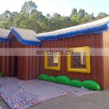 New design inflatable house/woden cabin tent