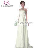 Fashion Ball Gown Long Floor Length Lace Sweetheart White Wedding Dress 2015 CL3184 thumbnail-1