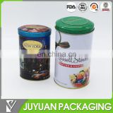 candy storage empty metal tin can food grade