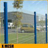 Powder Coated 3D Curved Welded Wire Mesh Garden Fence