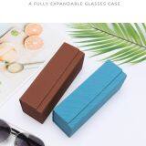 Triangle Folding Glasses Case; Simple Eyewear Case for Reading Glasses and Sunglasses thumbnail-2