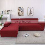 I@home Home Decor Quality Knitted Plain Full Stretch Sectional l Shaped Sofa Cover Slipcover Protect thumbnail-3