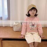 6955 Kid Clothes Wholesale Baby Clothes Little Girl Cartoon Printing Pullover t Shirt thumbnail-3