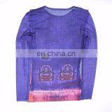 LAITE D2199 Autumn&winter See-through Maxi Casual Dresses Women Fashion Printed Sexy Dresses thumbnail-1