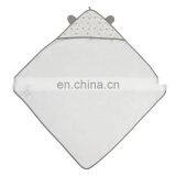 100% Cotton Cute and Comfortable Wearable Hooded Bath Towel Animal Baby Hooded Towel thumbnail-2