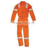 Polyester/cotton High visibility rail coverall