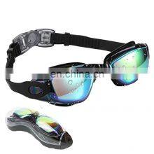 Professional Silicone Swimming Goggles Anti-fog Electroplating UV Swimming Glasses for Men Women Diving Water Sports Eyewear thumbnail-1