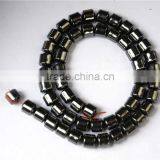 Hematite 8mm Drum Beads for Jewelry thumbnail-1