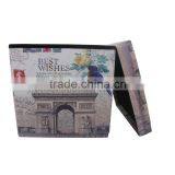 Modern Big Compartment Ottoman Storage thumbnail-1