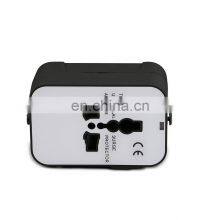 New Product Simple and Stylish Electrical Switch Socket Global Multi-country Travel Universal Conversion Plug With Dual USB