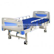 ABS Head Folding 2 Cranks Multi-function Manual Hospital Bed With Mattress thumbnail-4