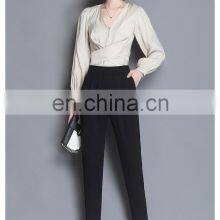 Manufacturers Wholesale Loose Slimming Bloomers Women's Fashion Trousers Plus Size S-4XL thumbnail-5