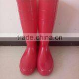 China New Products Pink Pvc Rain Boots for Women thumbnail-1