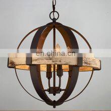 Wholesale Farmhouse Chandelier Led Round Black Painting Modern Chandelier Pendant Light Ceiling Fixture thumbnail-3