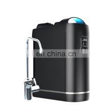 Новый дизайн очиститель воды на основе обратного осмоса с УФ-излучением, щелочной водород, 5 ступеней очистки, 600 галлонов в сутки, черный цвет