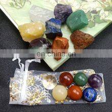 High Quality Crafts Store Wholesale Crystals 7 Chakra Gemstones And Natural Crystal Healing Stones Boxes Set thumbnail-2