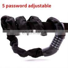 Bicycle Accessories Outdoor 5-digit Lock Bike Anti-Theft Motorcycle Bicycle Chain Lock thumbnail-3