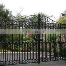 Steel Gates Wrought Iron Gate With Hot Galvanized for Villa Entrance Garden thumbnail-3