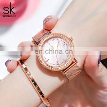 SHENGKE Diamond Dress Watches SK Woman K0163L Female Fashion Casual Watches Clock Reloj Mujer thumbnail-1