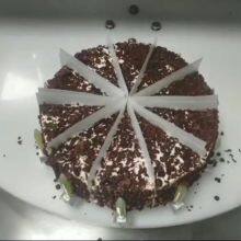 Commercial Automatic Popular Frozen Round Cake Cutting Machine With Paper Dividers Inserts thumbnail-4