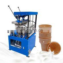 Automatic Wafer Machine and Cones 4 Mold Rolled Sugar Ice Cream Wafle Cone Baking Making Machine thumbnail-5