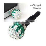 3.5mm Rhinestone Dust Plug Shamballa Ball for Iphone4/5 thumbnail-5