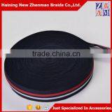 China Zhejiang Wholesale 3cm Tricolor Polyester Latex Elastic Band thumbnail-3