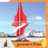 Diamond Painted Red Tall Sculpture thumbnail-1