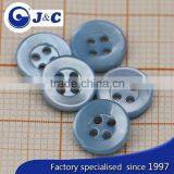 Bespoke Shape Dying Blue Trocas Shell Buttons for Fashion Dress Show