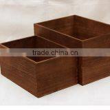 Searun Antique Unfinished Wood Box thumbnail-3