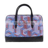 Neoprene With Cubic Printing Pattern Laptop Bag thumbnail-2