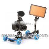 Tabletop Super Quiescent Dolly Skater Car For Camera