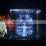 Crystal Block for Engraving in Souvenirs Christian Gift