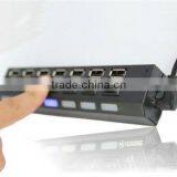 Details About 7 Port High Speed USB 2.0 Hub AC Power Adapter ON/OFF Switch thumbnail-2