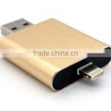 Wholesale 32gb / 64gb Metal OTG Flash Drive With Logo & Shape Custom