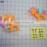 small toys/assembly toys/chocolate egg toys/fly horse/girls toys