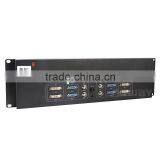 Live Scene Dual 7'' Dual Touch Monitor Display VGA DVI LCD Rack Mount thumbnail-6