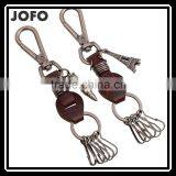 High Quality Hot Sale Lovely Genuine Handmade Leather Keychain With Key Ring Leather Keychain thumbnail-1