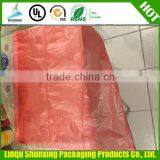 Plastic Garbage Bag in Roll Red