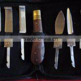 Hoof Knives 6 Set Equine Veterinary Horse Knife Pouch/ Veterinary Instruments and Equipment