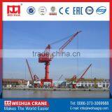 WEIHUA Continuous Working Single jib heavy load portal gantry crane